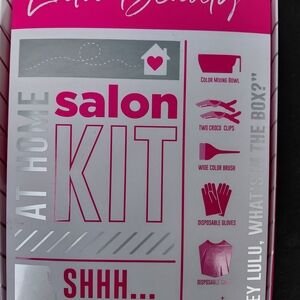 Lulu-B At-Home Salon Kit - Pink and Silver